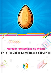 Mercado de semillas de melón en la República Democrática del Congo