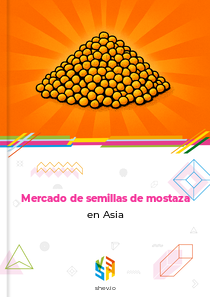 Mercado de semillas de mostaza en Asia