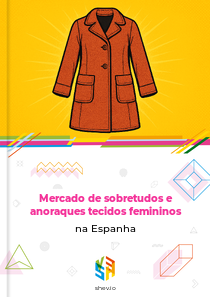 Mercado de sobretudos e anoraques tecidos femininos na Espanha