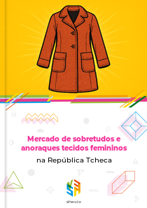 Mercado de sobretudos e anoraques tecidos femininos na República Tcheca