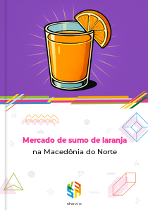 Mercado de sumo de laranja na Macedônia do Norte
