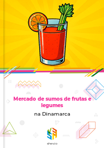 Mercado de sumos de frutas e legumes na Dinamarca