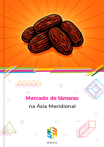 Mercado de tâmaras na Ásia Meridional