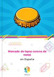 Mercado de tapas corona de metal en España