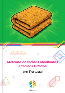 Mercado de tecidos atoalhados e tecidos tufados em Portugal