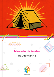 Mercado de tendas na Alemanha