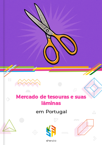Mercado de tesouras e suas lâminas em Portugal