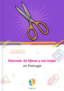 Mercado de tijeras y sus hojas en Portugal