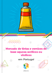 Mercado de tintas e vernizes de base aquosa acrílicos ou vinílicos em Portugal