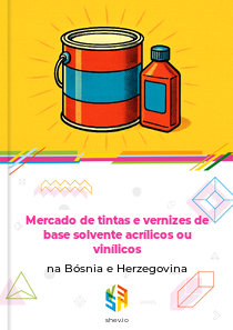 Mercado de tintas e vernizes de base solvente acrílicos ou vinílicos na Bósnia e Herzegovina