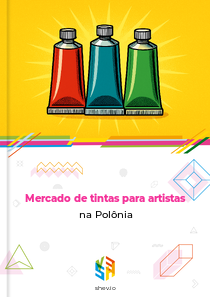 Mercado de tintas para artistas na Polônia