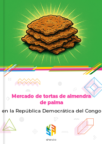 Mercado de tortas de almendra de palma en la República Democrática del Congo