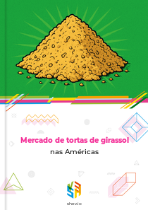 Mercado de tortas de girassol nas Américas