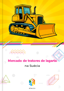 Mercado de tratores de lagarta na Suécia