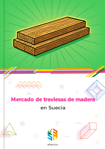 Mercado de traviesas de madera en Suecia