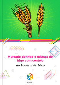 Mercado de trigo e mistura de trigo com centeio no Sudeste Asiático