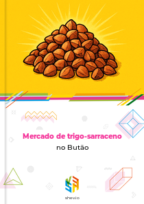 Mercado de trigo-sarraceno no Butão