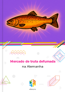 Mercado de truta defumada na Alemanha