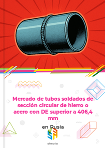 Mercado de tubos soldados de sección circular de hierro o acero con DE superior a 406,4 mm en Rusia