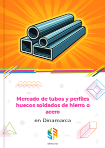 Mercado de tubos y perfiles huecos soldados de hierro o acero en Dinamarca