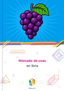 Mercado de uvas en Siria