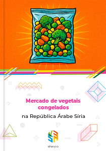 Mercado de vegetais congelados na República Árabe Síria
