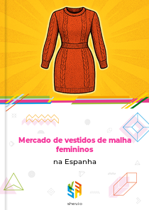Mercado de vestidos de malha femininos na Espanha