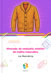 Mercado de vestuário exterior de malha masculino na Romênia