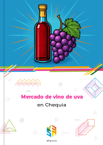 Mercado de vino de uva en Chequia