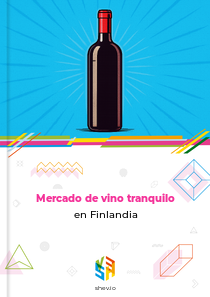 Mercado de vino tranquilo en Finlandia
