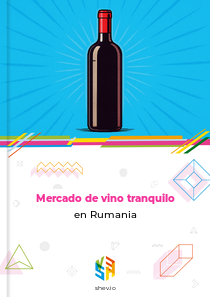 Mercado de vino tranquilo en Rumania