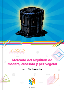 Mercado del alquitrán de madera, creosota y pez vegetal en Finlandia