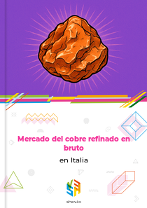 Mercado del cobre refinado en bruto en Italia