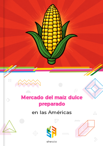 Mercado del maíz dulce preparado en las Américas