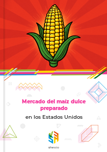 Mercado del maíz dulce preparado en los Estados Unidos