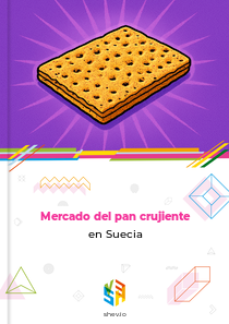 Mercado del pan crujiente en Suecia