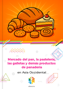 Mercado del pan, la pastelería, las galletas y demás productos de panadería en Asia Occidental