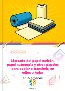 Mercado del papel carbón, papel autocopia y otros papeles para copiar o transferir, en rollos u hojas en Alemania