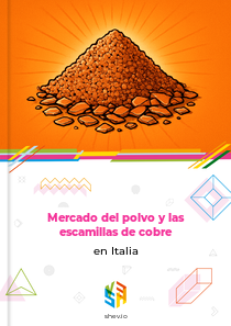 Mercado del polvo y las escamillas de cobre en Italia
