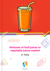 Mixtures of fruit juices or vegetable juices market in Italy