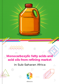 Monocarboxylic fatty acids and acid oils from refining market in Sub-Saharan Africa