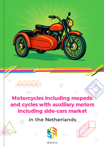 Motorcycles including mopeds and cycles with auxiliary motors including side-cars market in the Netherlands
