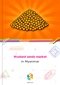Mustard seeds market in Myanmar