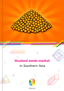 Mustard seeds market in Southern Asia