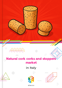 Natural cork corks and stoppers market in Italy