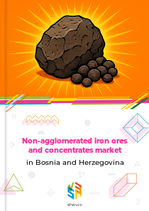 Non-agglomerated iron ores and concentrates market in Bosnia and Herzegovina