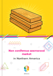 Non coniferous sawnwood market in Northern America