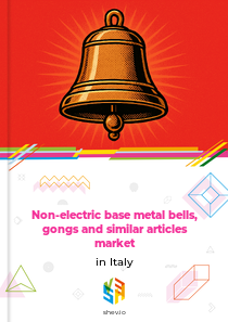 Non-electric base metal bells, gongs and similar articles market in Italy