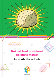 Not calcined or sintered dolomite market in North Macedonia