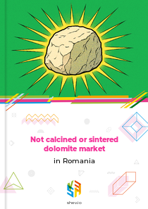 Not calcined or sintered dolomite market in Romania